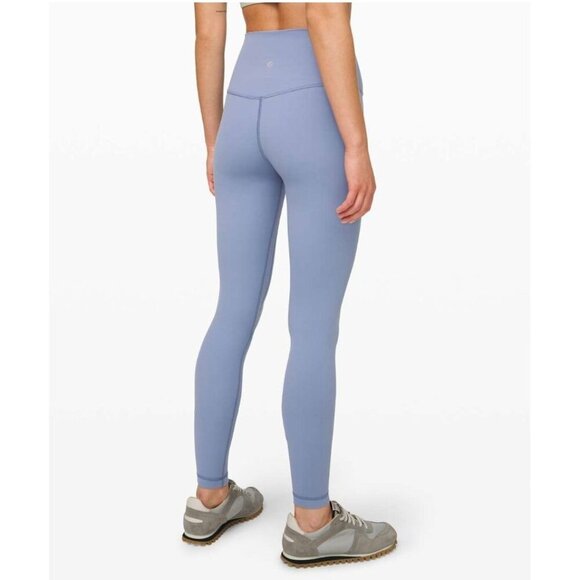Lululemon Size 4 Leggings Align Pant II 25" Blue Cast Soft Stretch Chambray - Picture 4 of 11